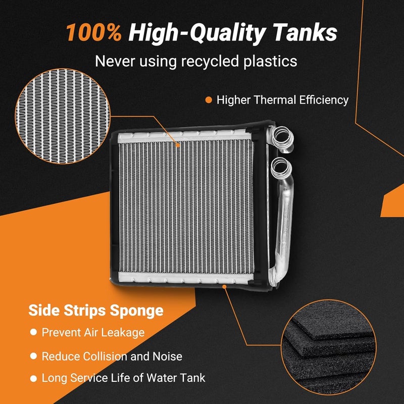 autoexact Store Heater Core for 2010-2014 Volkswagen Golf, for 2012-2019 Volkswagen Beetle, for 2006-2021 Volkswagen Passat, for 2009-2019 Volkswagen Tiguan, Heater Core for Volkswagen CC Eos GTI R32 - Image 5